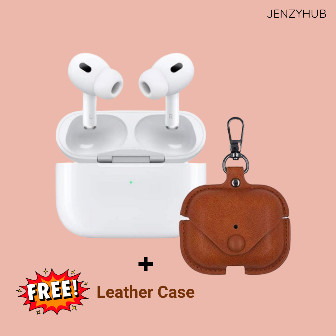Airpods pro 2nd gen™ ANC With Free Leather Cover